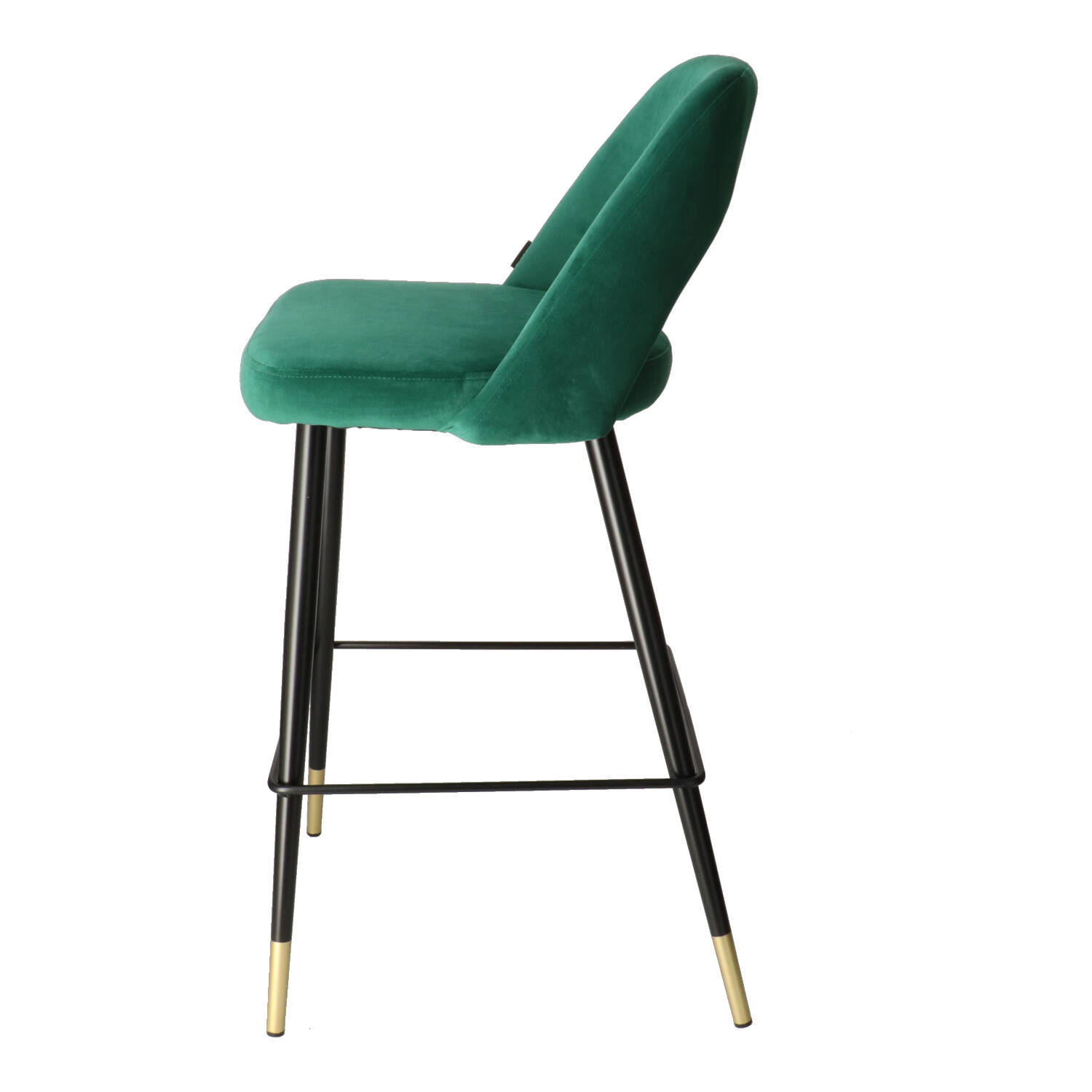 DL FANNY Zöld design Kárpitos beltéri bárszék